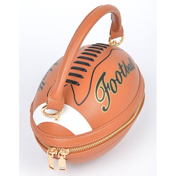 BNWT Iconic American Football Novelty Top Handle Convertible Crossbody Bag - Picture 4 of 6